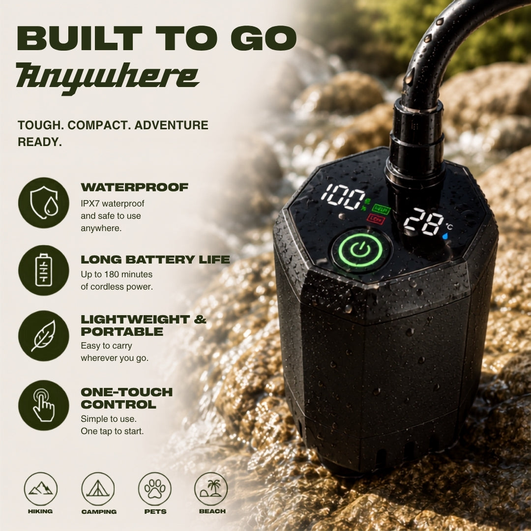 Bush Standard™ Portable Camp Shower
