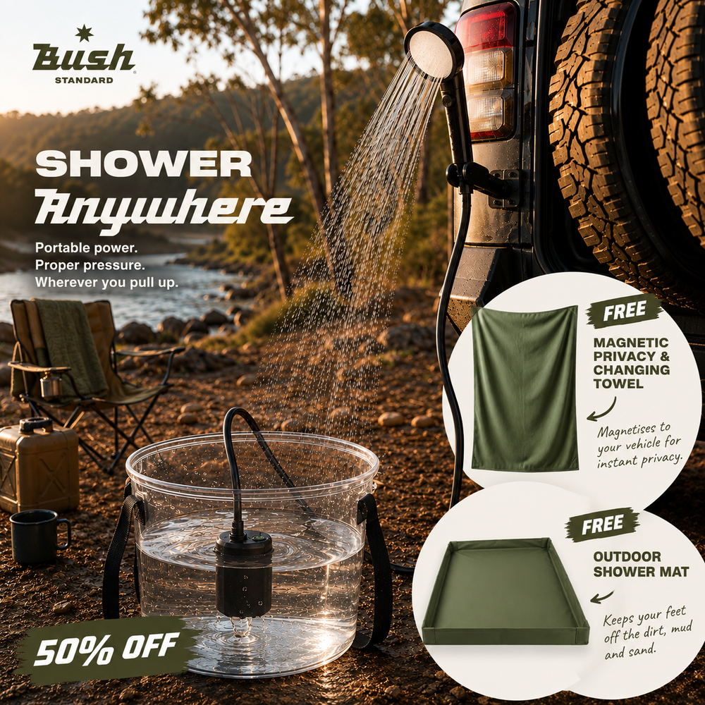 Bush Standard™ Portable Camp Shower